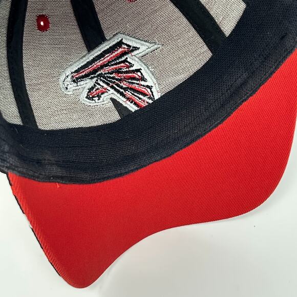 Atlanta Falcons Hat Cap Flex Fitted OSFA Football NFL Reebok 6 Panel Black - Picture 5 of 10